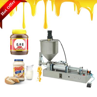 China Semi Automatic Beverage Lotion Bottle Water Cosmetic Beverage Honey Paste Liquid Filling Machine for sale