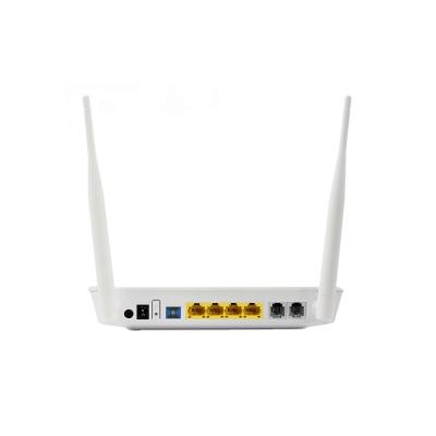 China Hot Selling FTTH FTTB FTTX Network 4FE+2POTS+Wifi EPON ONU Wireless Networks For Fiber Optic Network Router for sale