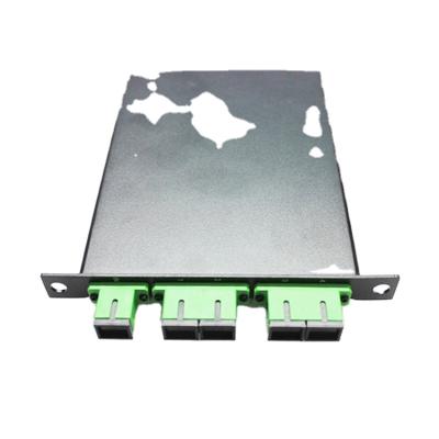 China LGX Box 1x4 LGX BOX Fiber Optic PLC Splitter With SC LC FC Connector for sale