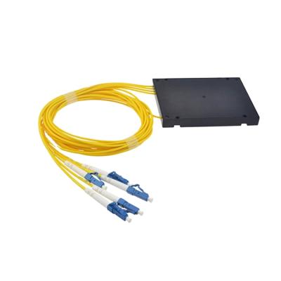 China ABS Module China Suppliers SC LC Connector 1x4 ABS Box Fiber Optic PLC Splitter For FTTH FTTX for sale