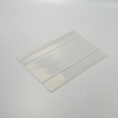 China SUPERMARKET PVC C-Channel For Double Plastic Wire Shelf Label Holder Strip for sale