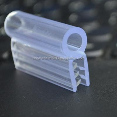 China Supermarket plastic profile extrusion label girp fast holder for wire basket for sale