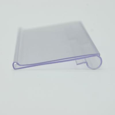 China Supermarket Shelf 2021 Hot Dot 60*46mm PVC Plastic Label Holder For Supermarket Shelf for sale