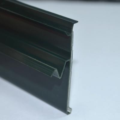 China Supermarket PVC Extrusion Material Strip Plastic Label Holder For Supermarket Shelf for sale