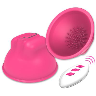 China Factory Distribution Waterproof Breast Sex Toys Fashionable 12 Modes of Vibration Women Nipple Sucking Massager for sale