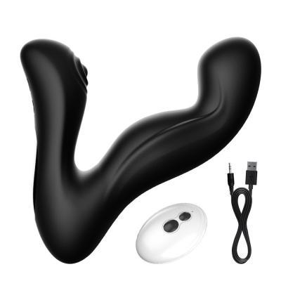 China Remote Control Prostate Massager Trainer Pushing and Tapping Vestibular and Anal Plug Mast for sale