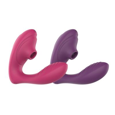 China Rechargeable female massage tease sucking vibrator G-spot vibrator for sale