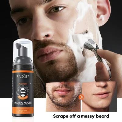 China Custom Logo organic beard shaving cream for men for sale