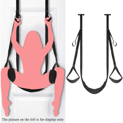 China BDSM Sex Door Swing with Seat Sexy Slave Bondage Kit for Adult Couples with Ajustable Straps 360 Degrees Spinning Love Swing for sale