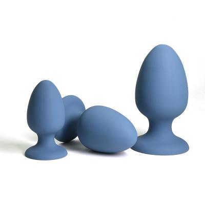 China Long-term Wearable Anal And l Plug Soft Anal Sex Toys Small Butt Plug for Beginners for sale