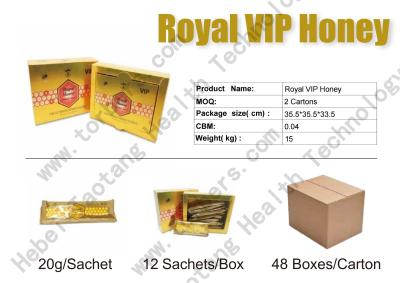 China Wholesale men's health food pure natural men's royal honey VIP for sale