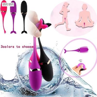 China Usb charging wireless remote control small whale vibration egg female masturbator shrink ball  Cute color G-spot orgasm tadpole for sale