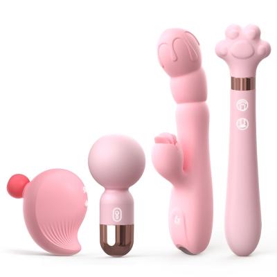 China sucking vibrator nipple massager tongue clitoral stimulator vibrator g spot sucking rabbit vibrator for women for sale