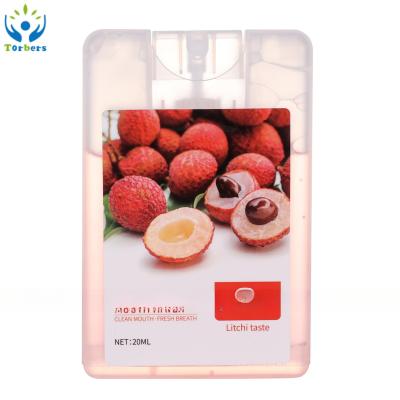 China Small batch customized fruit oral sex water-based lubricant portable cleaning oral spray edible lubricating oil for sale