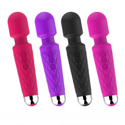 China Hot selling 10 vibrations massaging dual head massage vibrator av wand massager sex toys for woman for sale