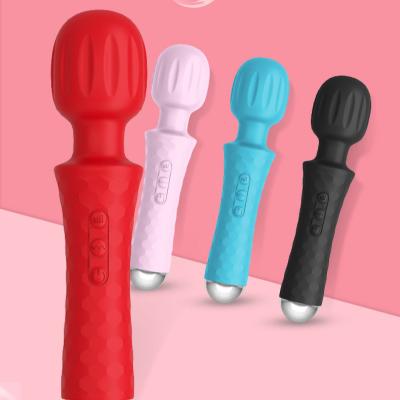 China Powerful clit vibrator for Woman Body Massager Clitoris Vibrating massage wand USB Rechargeable for women for sale