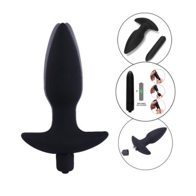 China 10 Frequency Bullet Vibrator Anal Plug Toys Butt Plug Vibrator For Men and Women for sale