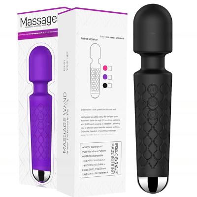 China Cheaper Price USB Charge Portable Powerful Personal Mini Wand Massager Vibrator Waterproof Electric mini Massager for Women for sale