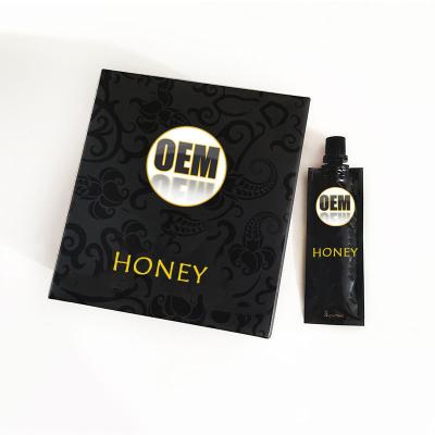 China USA Black Bull Pure Sachet 12 Natural Sweet Honey Royal honey with Packaging original aphrodisiac for sale