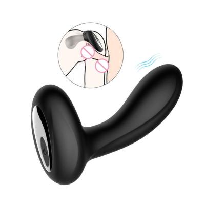 China Factory Sale Adjustable Silicone Anal PlugElectric Remote Control Anal Plug Toys 10 patterns huge big vibrating anal Butt Mass for sale