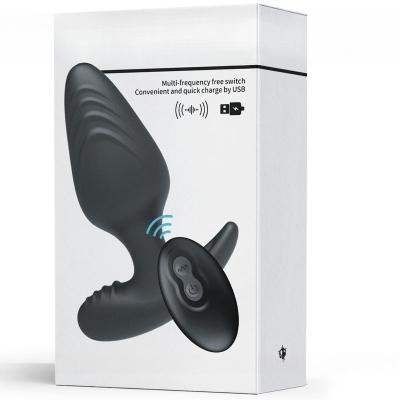 China Factory Sale Remote Control Silicone Anal Plug Butt Rocking Wing function Prostate Massager Vibrator for sale