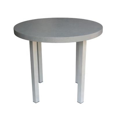 China Round concrete table top stocked in different colors for outdoor use for sale