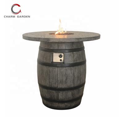 China Wholesale Modern Outdoor Furniture Gas Fire Pit Bar Table for sale