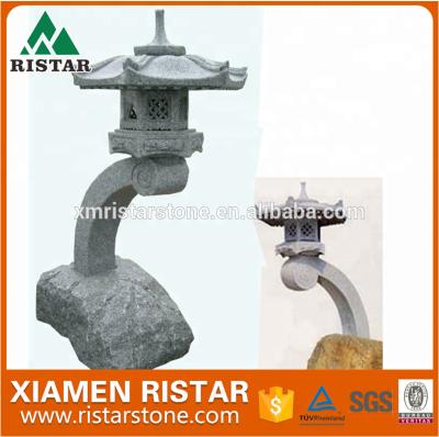 China G603 G623 G654 G682 Granite Stone Japanese Style Garden Granite Rankei Stone Lantern for sale