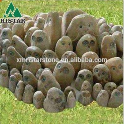 China Natural Natural Owls Stone Carvings , Stone Animal Carving for sale