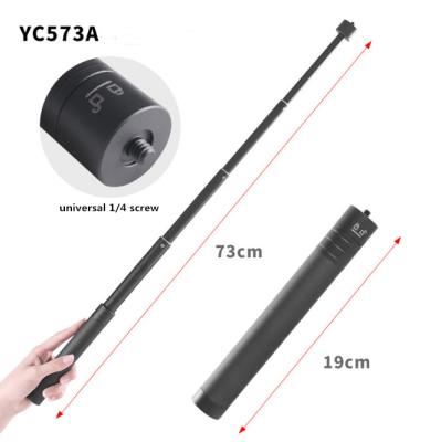 China Factory Wholesale Extendable Aluminum Compact Handheld Monopod Mini Selfie Stick Flexible Portable Or Outdoor Telescopic Digital Camera Pole for sale