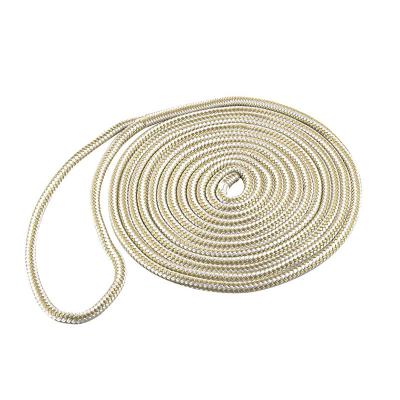 China Marine Double Braided Nylon Rope Marine Dock Line for sale