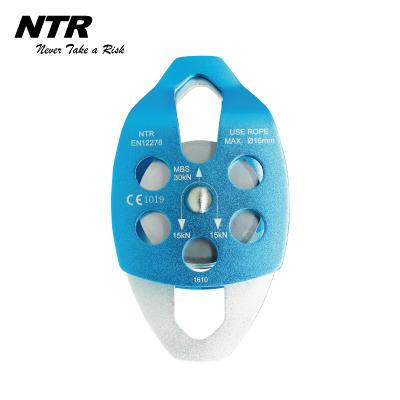 China Double Climbing Aluminum Pulley For Rescue for sale