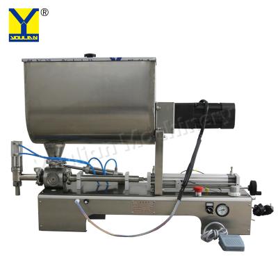 Κίνα GW-1 Semi auto U Type Piston High Viscosity Paste Can Filler Tomato Chilli Sauce Filling Mixing Machine προς πώληση