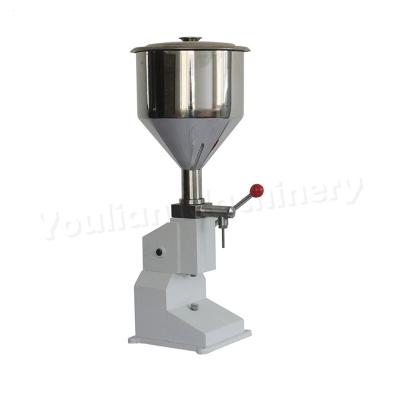 Κίνα A03 Manual 5-50ML Bottling Filler Jam and Tamato Sauce Cream Paste Jar Bottle Filling Machine προς πώληση