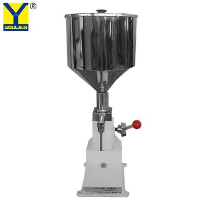 China A03 Manual Water Coffee Beverage Bottling Machine Liquid Filling Machine for Plastic PET Bottle for sale