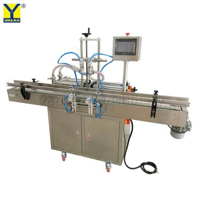 China YT2T-2G Automatic 2 Head Pneumatic Volumetric Food Filler Machine Vegetable Oil Liquid PET Bottle Filling Machine Te koop