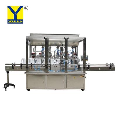 China GT6T-6G Automatic 6 Heads Pneumatic Piston Cosmetic Cream Paste Filling Machine for Plastic Bottle for sale