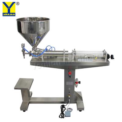 China G1LGD Semi Automatic Pneumatic Thick Paste Filler Machine Tomato Sauce Paste Bottle Filling Machine Te koop