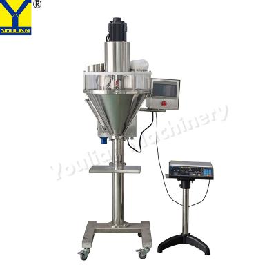 China DF-A Semi-auto Vertical Single Head Sachet Coffee Milk Dry Powder Filling Packing Machine for Cans Bottles Bags for sale