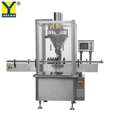 China DZF-1 Automatic 500g 1000g Digital Spice Chili Protein Milk Dry Powder Bottle Auger Filling Packing Machine Line for sale