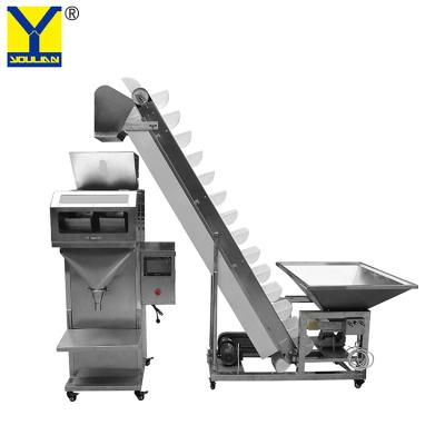 China DC-2 Semi-Automatic Two Electronic Scale Granule Filling Machine & ZX-D Z Type Bucket Elevator Te koop