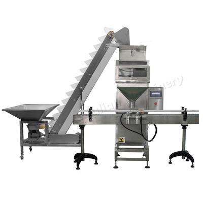 중국 DC-2 Automatic Two Electronic Scale Bottle and Can Weigh Filler Granule Filling Machine for Rice Nuts Grain Beans 판매용