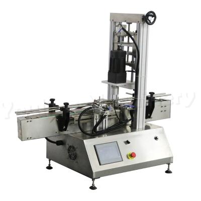 China QDX-500 Automatic Single Head Linear Twist Off Screw PET Plastic Bottle Closing Capping Machine for sale