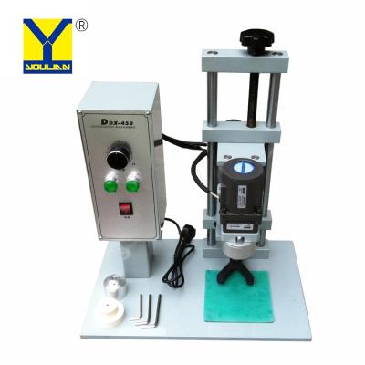 China DDX-450 Semi-auto Desktop Electric Screw Capping Machine for Plastic Glass Metal Bottle Te koop