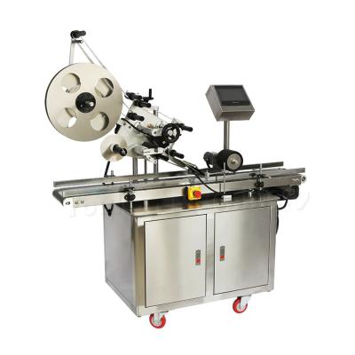 China MT-220 Automatic Label Applicator Machine Flat Square Bottle Sticker Labeling Machine for sale