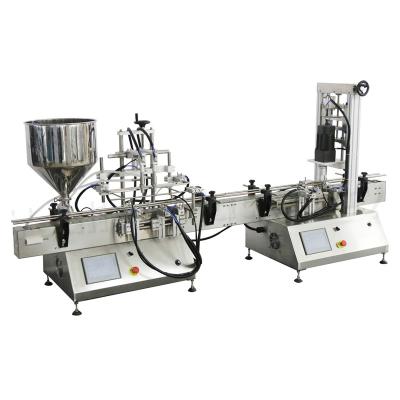 China GT2T and QDX Automatic Piston 2 Head Filler and Capper Eye Drop Plastic Bottle Filling and Capping Line Machine à venda