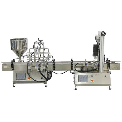 China GT2T and QDX Automatic Desktop PET Bottle Juice Soda Water Liquid Filling and Capping Machine for sale