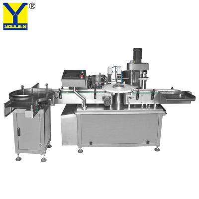 China YTSP500 Automatic Rotary Type Oil Juice Jam Honey Filling and Capping Machine for Glass Jar for sale