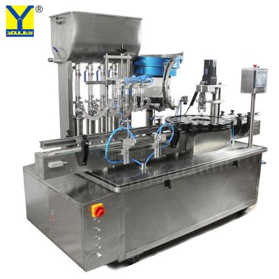 China YTSP500 Automatic Monoblock Small Glass Bottle Alcohol Filling and Capping machine Te koop