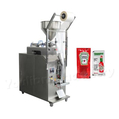 중국 FYL-100 Automatic Peanut Butter Chili Sauce Tomato Paste Shampoo Sachet Pouch Filling Packing Machine 판매용